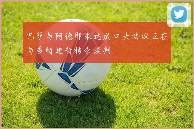 巴萨与阿德耶米达成口头协议正在与多特进行转会谈判